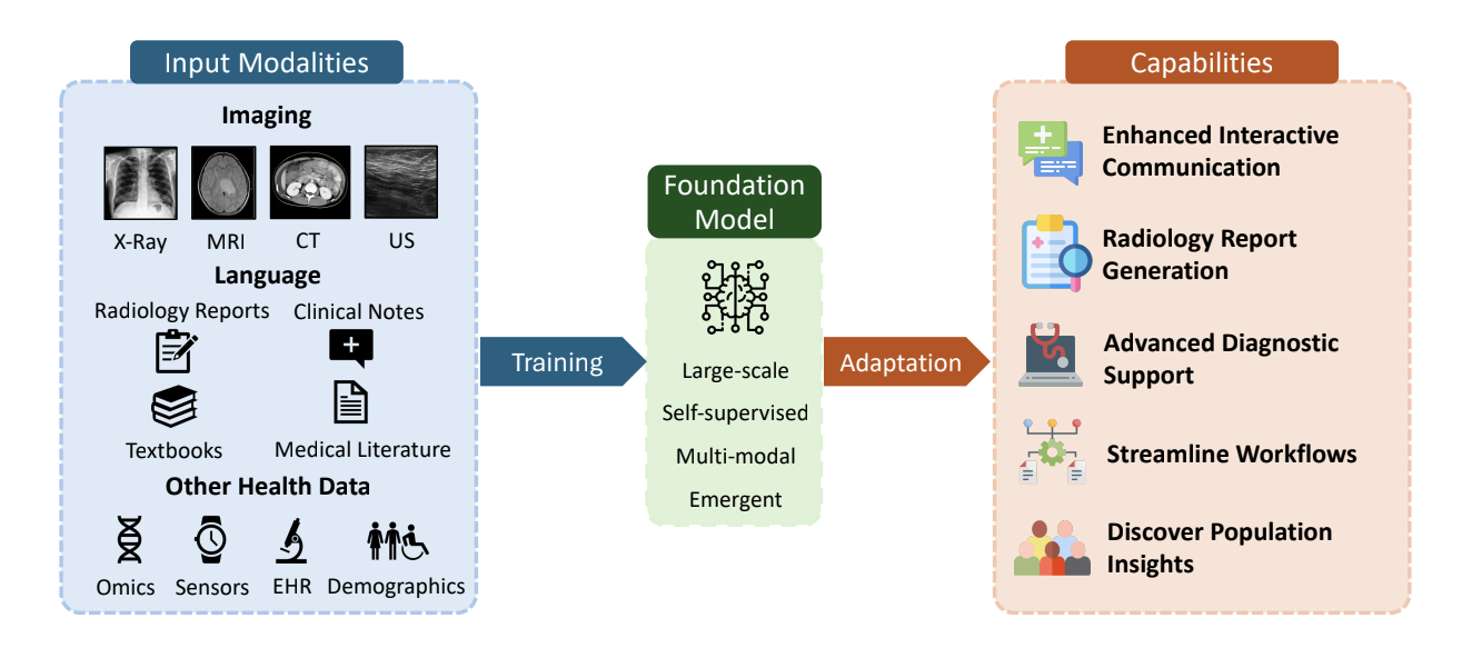 Foundation Models in Radiology 리뷰: 영상의학 파운데이션 모델은 무엇이고, 왜 중요하며, 왜 아직 조심해야 하나